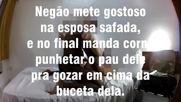 Brasil Corno Pede Pra Esposa Relaxar Na Rola Do Negao