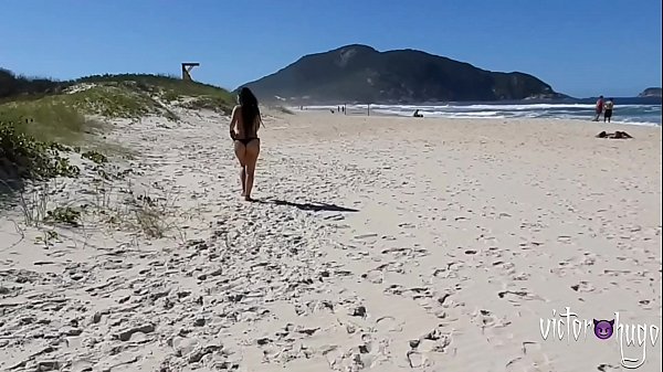 Amadora Brasileira Nua Na Praia