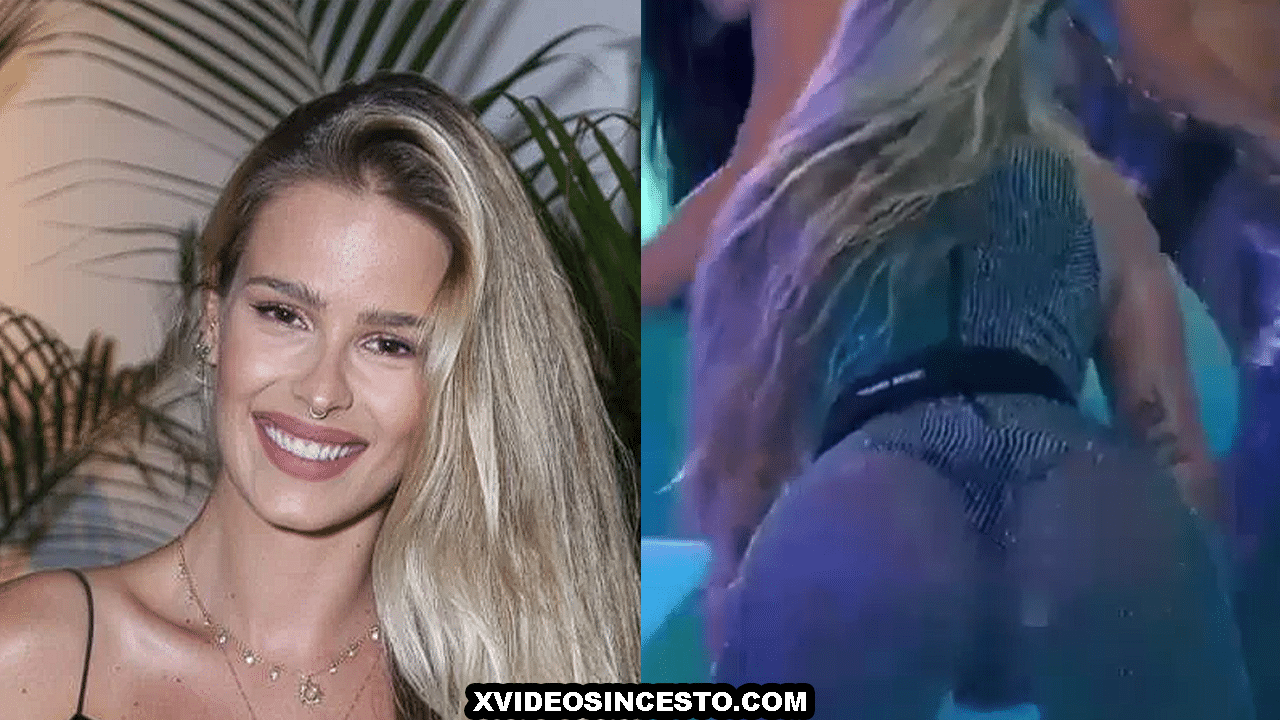 Yasmin Brunet dançando com a calcinha bem cavada no bumbum