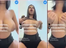 Eduarda Lima exibindo seus peitão naturais grandes