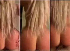 Livie Blonde sentando com vontade na piroca e soltando gemidos intensos