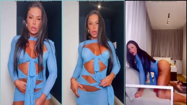 BBB25 flagra Gracyanne Barbosa em situação constrangedora com vestido transparente e acessório íntimo