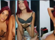 Mulheres bonitas no stream revelando tudo e se divertindo sozinhas