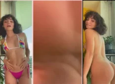 Vídeo da Jameliz tirando o biquíni e exibindo seu belo corpo